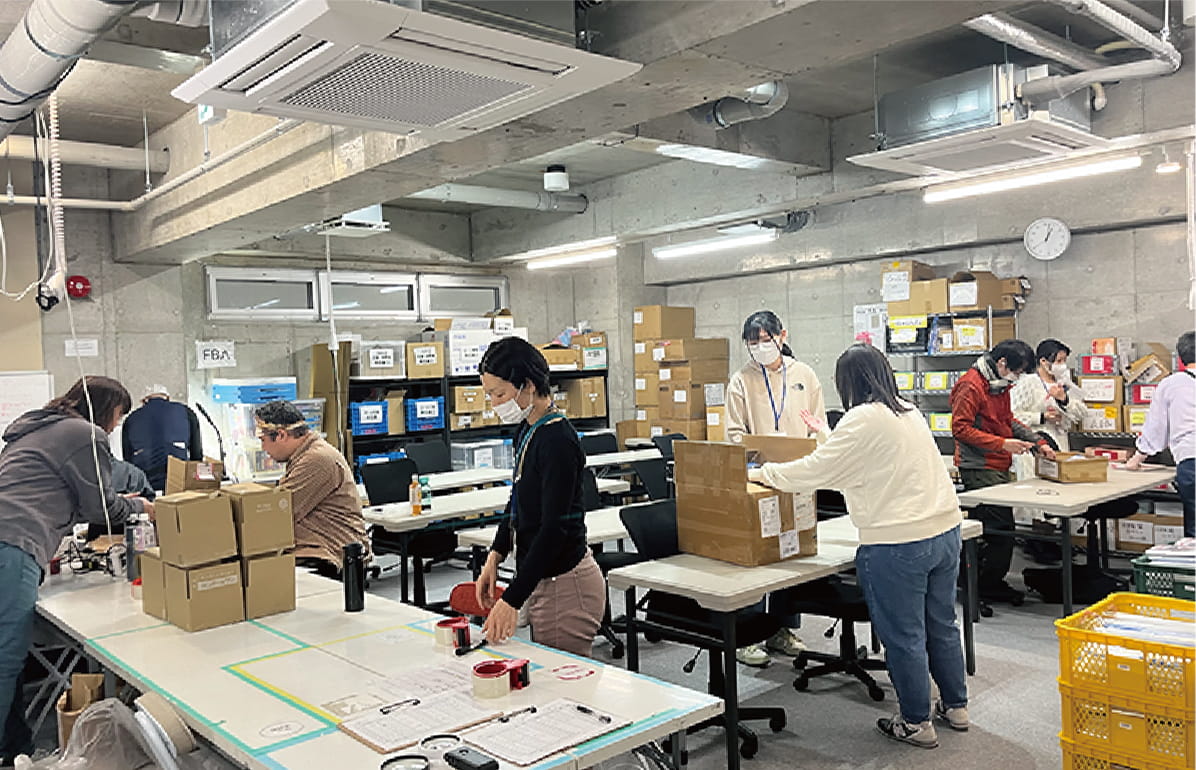 就労継続支援A型施設との連携画像